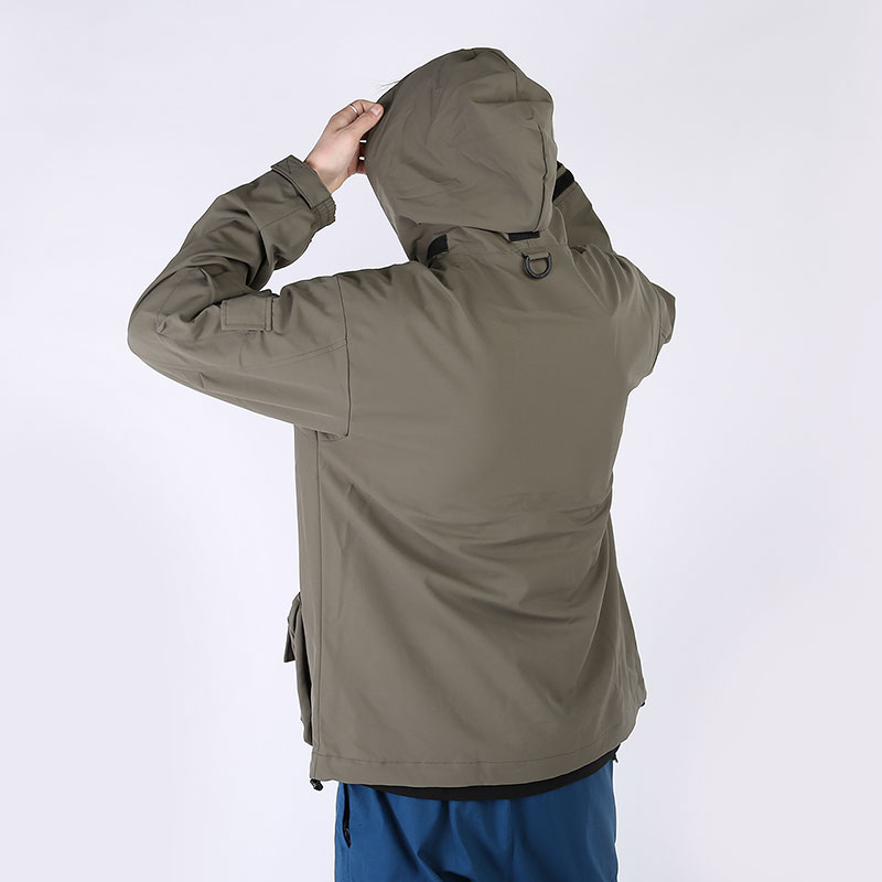 мужская зеленая куртка Carhartt WIP Elmwood Jacket I026022-moor - цена, описание, фото 6